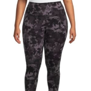 Plus Size Leggings High Rise Buttery Soft Comfy Cozy Cute Boho Tye Dye 1X NWT